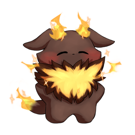 Fiery Hellpup